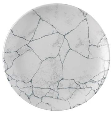 Churchill FS938 Studio Prints Kintsugi Pearl Evolve Coupe Plates Grey 260mm (12 Pack)