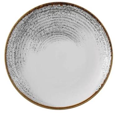 Churchill FS945 Studio Prints Homespun Accents Jasper Evolve Coupe Plates Grey 260mm (12 Pack)
