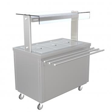 Parry \I{FLEXI-SERVE} FS-AW Ambient Cupboard with Chilled Well - Illuminated LED Gantry