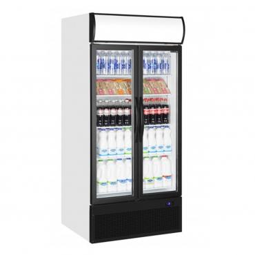  Tefcold FSC890H White Hinged Door Display Fridge 