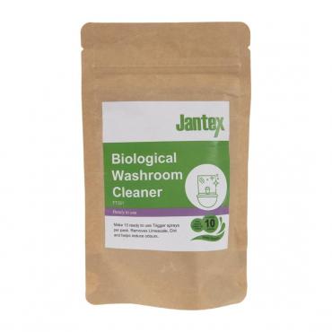 Jantex Green Biological Washroom Cleaner Sachets (Pack of 10) - FT321