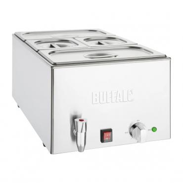 Buffalo Bain Marie with Taps and Pans - FT692