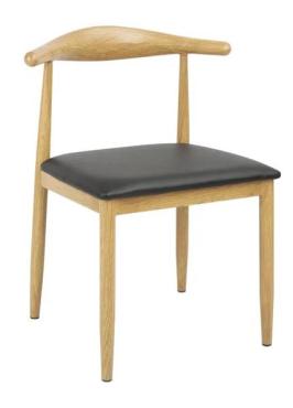 Bolero FU529 Camden Padded Interior Chairs (2 Pack)