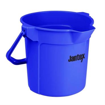 Jantex FU835 Blue Graduated Bucket with Pouring Lip 10Ltr
