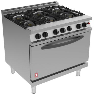 Falcon Dominator Plus G3101D 6 Burner Gas Oven With Drop Down Door 