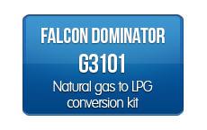 Falcon Dominator Plus G3101 Natural Gas to LPG Conversion Kit