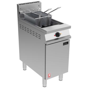 Falcon Dominator Plus G3840 Single Pan Twin Basket Gas Fryer - 18L