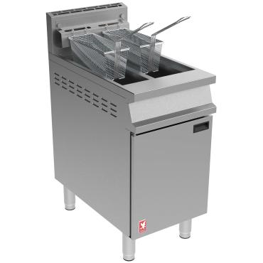 Falcon Dominator Plus G3845 Twin Pan, Twin Basket Gas Fryer - 2 x 12.8 Ltr Tanks