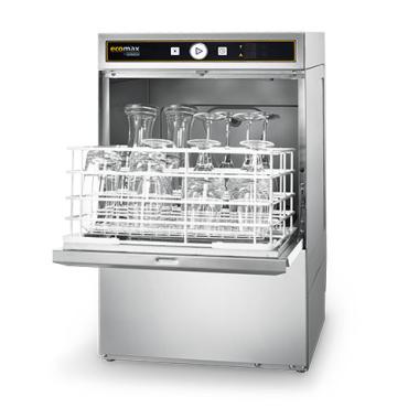 Hobart Ecomax G404W-12B Commercial Compact 400mm Basket Glasswasher - Drain Pump