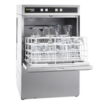 Hobart Ecomax G404S 400mm Basket Commercial Compact Glasswasher With Integral Water Softener