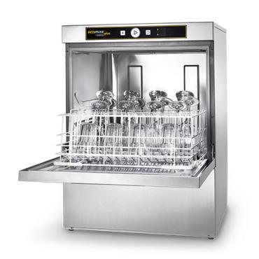 Hobart Ecomax Plus G515SW Commercial Undercounter Glasswasher - With Integral Softener & Drain Pump