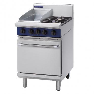 Blue Seal G504C 2 Burner, Static Ovens & 300mm Griddle