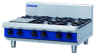 Blue Seal G516D 6 Burner Cooktop - LPG