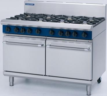 Blue Seal G528D 8 Burner Double Gas Oven