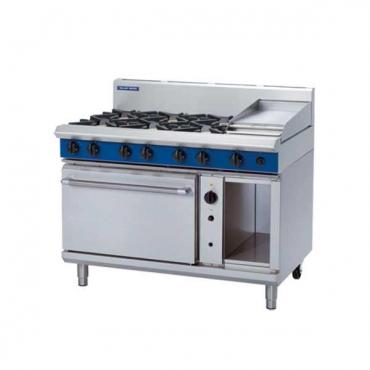 Blue Seal G58B Gas Convection Ovens With 4 Burner Top & 600mm Griddle