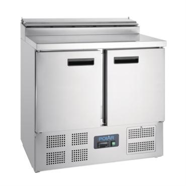 Polar G604 G-Series Pizza Prep Counter Fridge 254Ltr