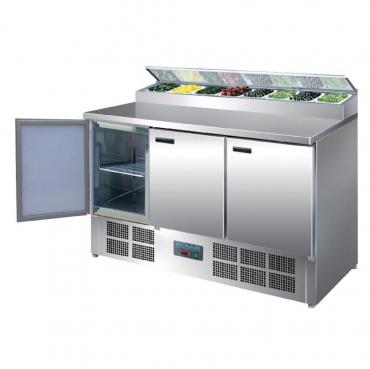 Polar G605 G-Series Refrigerated Pizza Prep Counter 390Ltr 