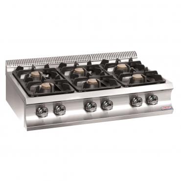 Hobart 700 Series - G677XL 6 Burner Gas Boiling Top