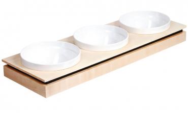 GC916 APS Frames Maple Wood Rectangular Large Bowl Base