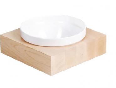 GC921 APS Frames Maple Wood Large Square Buffet Bowl Box