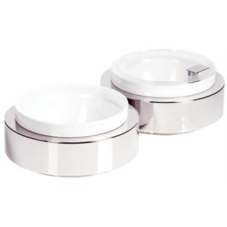 GC925 APS Frames Stainless Steel Large Round Buffet Bowl Box