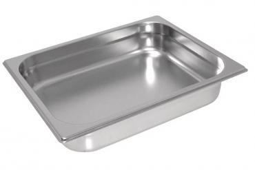 Vogue Heavy Duty Stainless Steel 1/2 Gastronorm Pan 65mm