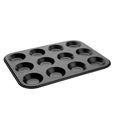 Vogue GD013 Carbon Steel Non-Stick Mini Muffin Tray 12 Cup