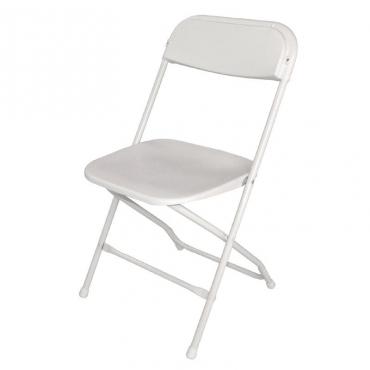 Bolero GD387 Folding Chair White (Pack of 10)