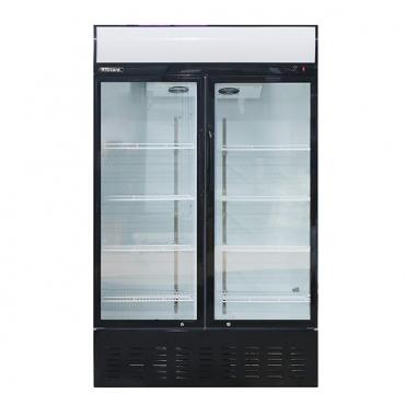 Blizzard GD630 Commercial 630ltr Double Glass Door Merchandiser - Hinged