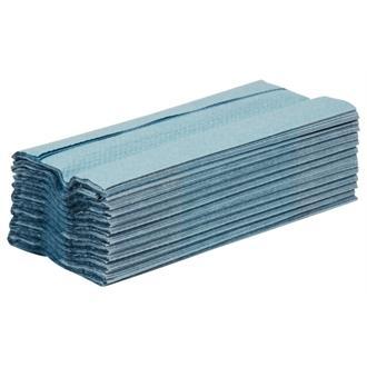 Jantex GD832 Blue C-Fold Hand Towels (Pack of 12)