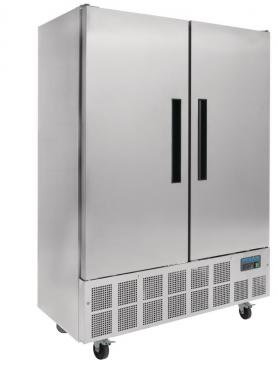 Polar G-Series GD879 Double Door Slimline Stainless Steel Fridge - 960Ltr