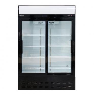 Blizzard GD900SL Commercial 908ltr Double Glass Door Merchandiser - Sliding