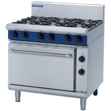 Blue Seal GE506D 6 Burner Dual Fuel Static Oven