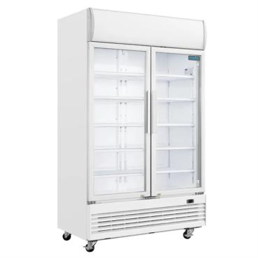 Polar GE580 G-Series Upright Display Cooler with Light Box 950Ltr