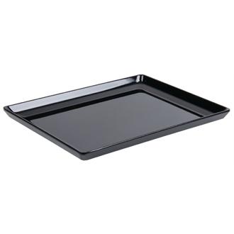 GF077 APS Float Black Melamine Tray GN 1/2