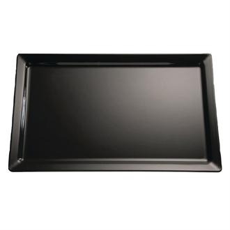 GF121 APS Pure Black Melamine Tray GN 1/1