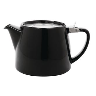GF218 Forlife Stump Teapot Black 510ml
