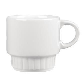 GF604 Churchill Retro Cafe Stacking Cups 284ml- pack of 12 