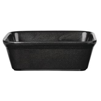 GF640 Churchill Cookware Black Rectangular Dishes 160x 120mm
