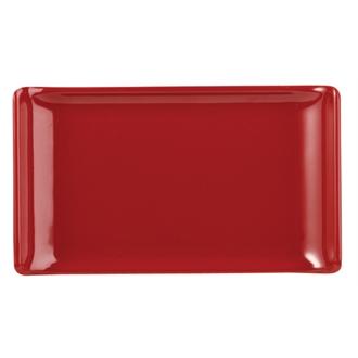 GF673 Alchemy Buffet Red Melamine Rectangular Trays 170x 100mm
