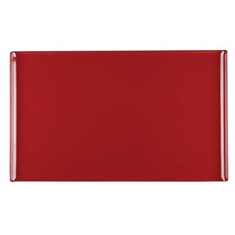 GF676 Alchemy Buffet Red Melamine Rectangular Trays 530x 325mm