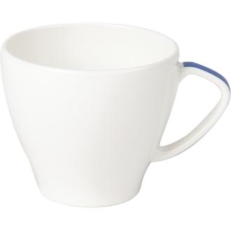 GG123 Royal Porcelain Maxadura Edge Blue Handled Cups 200ml (x12)