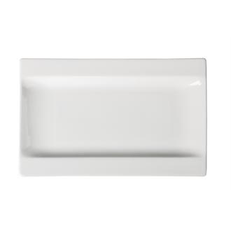 GG153 Royal Bone Deva Prime Rectangular Tray Plates 145x 230mm (x6)