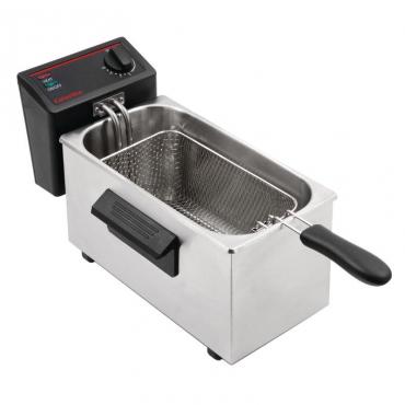 Caterlite Light Duty Single Tank Single Basket Countertop Electric Fryer 2kW - GG198