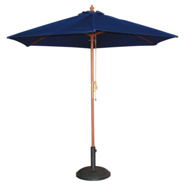 GG496 Bolero Round Parasol 2.5m Diameter Navy Blue