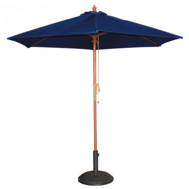 GG497 Bolero Tall Round Parasol 2.5m Diameter Navy Blue 