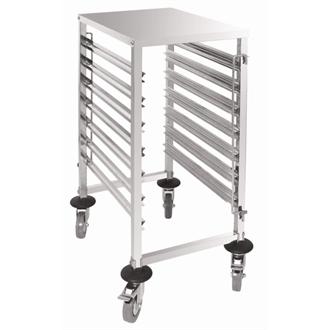 Vogue GG498  Gastronorm Racking Trolley 7 Level