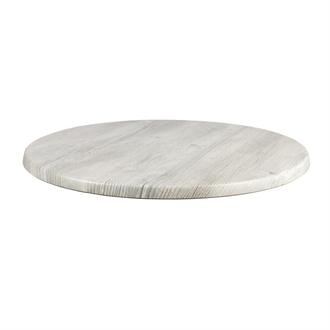 GG504 Werzalit Round Table Top Ponderosa White 600mm