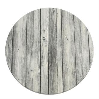 GG512 Werzalit Round Table Top Antique White 600mm