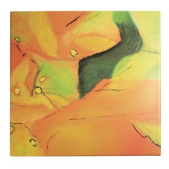 GG546 Werzalit Square Table Top Foglia Di Autunno 600mm